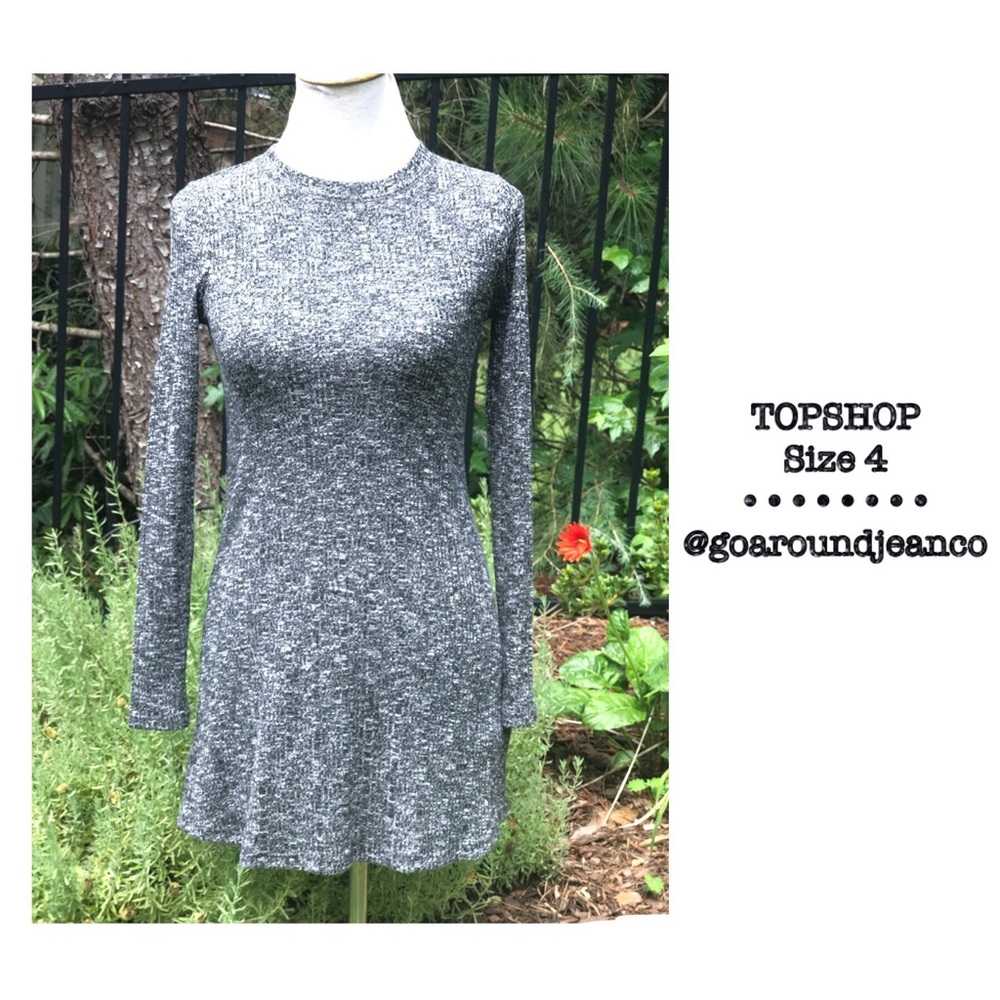 TOPSHOP Long Sleeve Dress Size 4